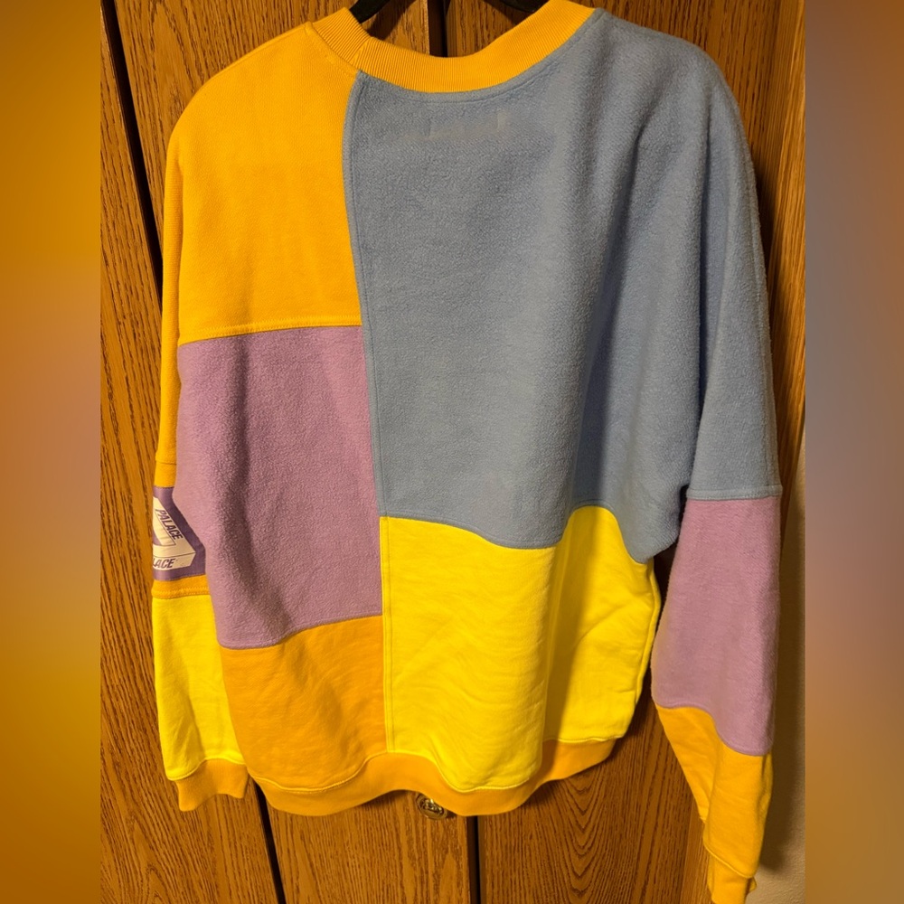 Palace Color Block Multicolor Patchwork Sweater - image 6